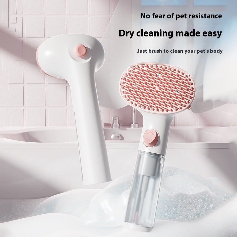 3-in-1 Pet Steam Brush Adjustable Wash-Free Hair Removal Comb