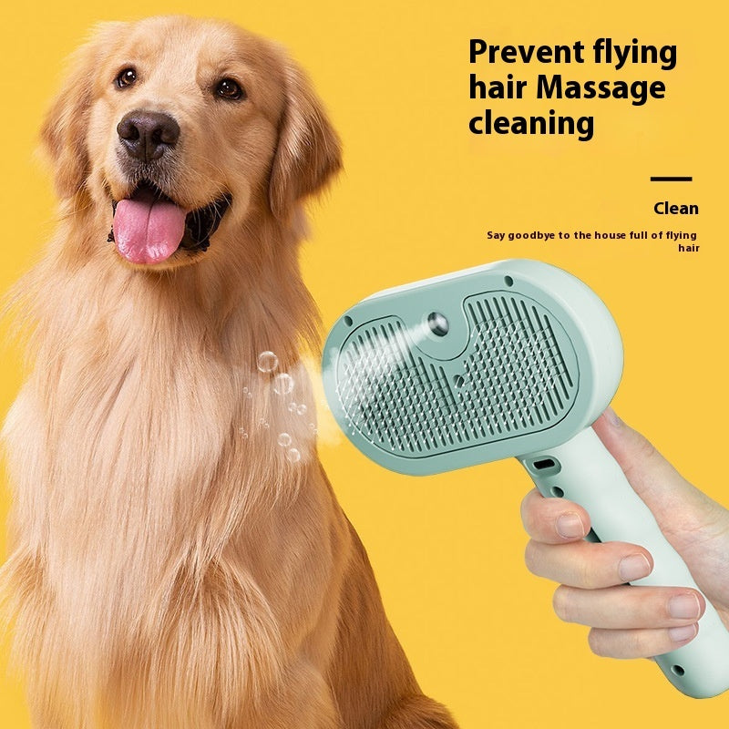 Pet Spray Hair Comb Dematting Grooming Brush Cleaning Tool