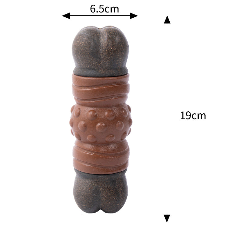 Tough Durable Pet Chew Toy Indestructible Bacon-Flavored Toy