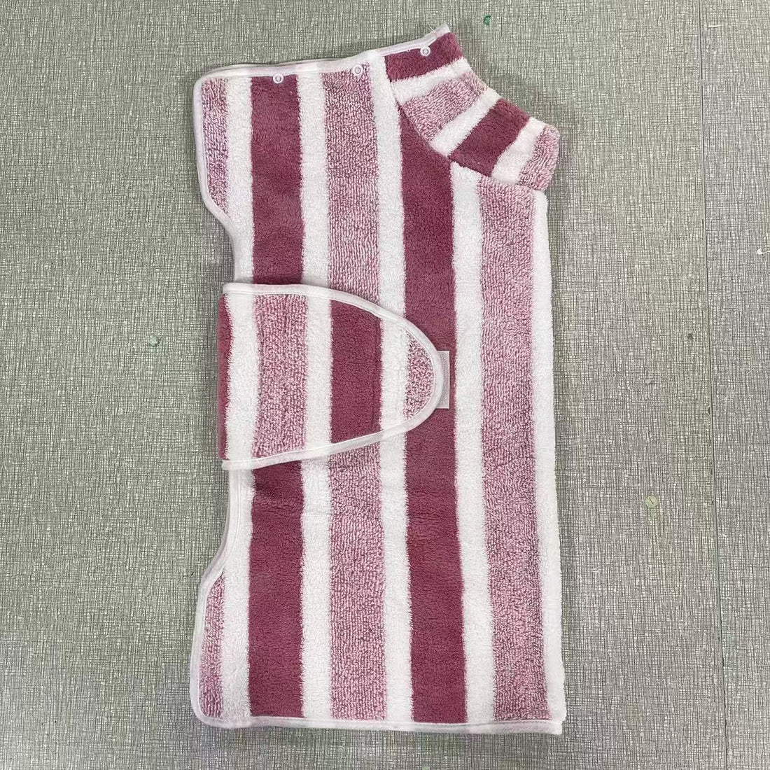Pet Bath Robe Towel Clothes for Grooming and Drying