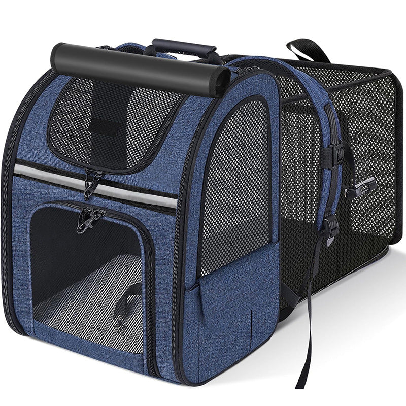 Portable Extendable Pet Backpack Diaper Bag