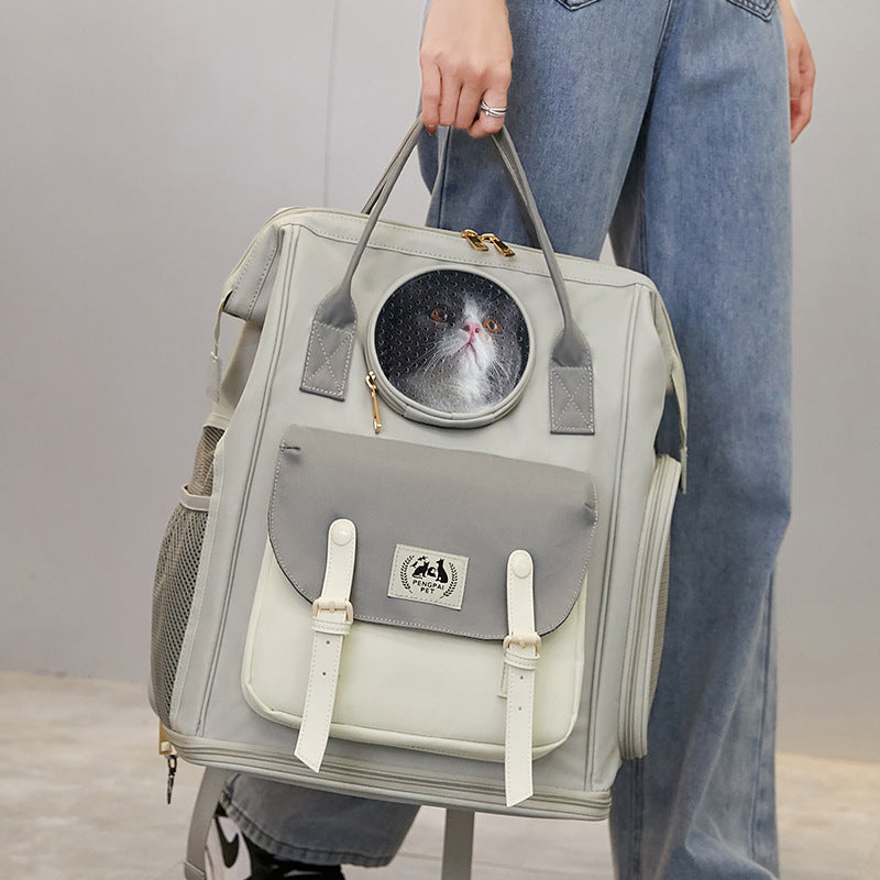 Large Capacity Breathable Pet Backpack