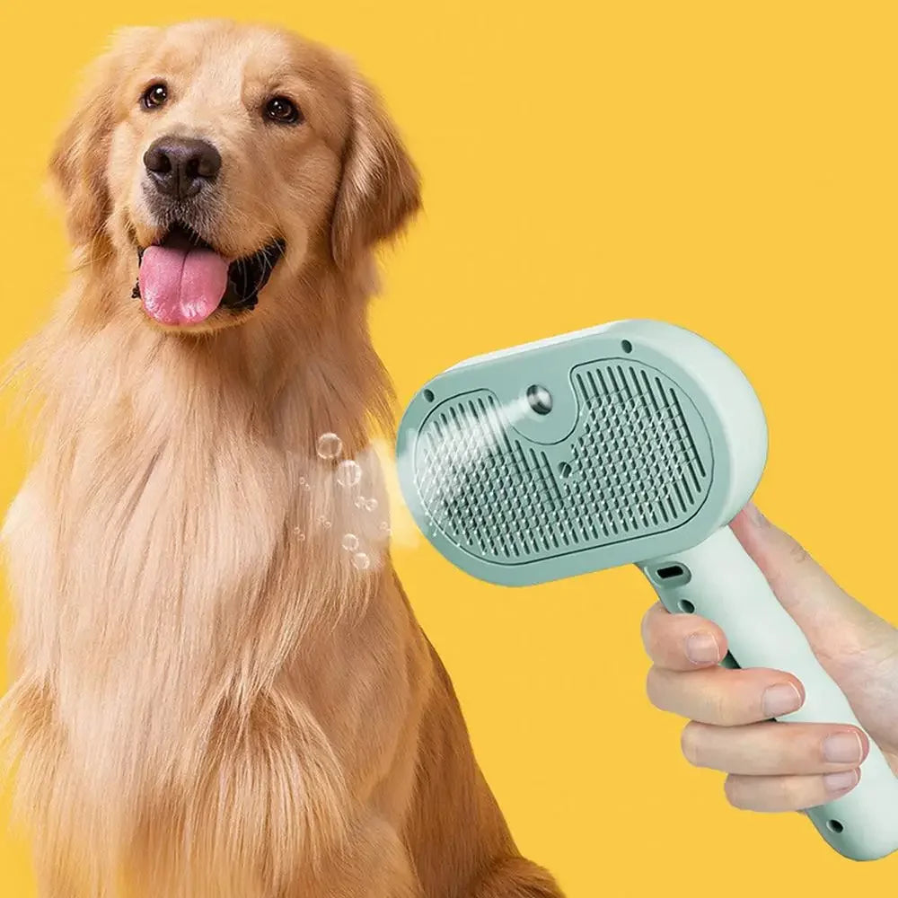 Pet Spray Hair Comb Dematting Grooming Brush Cleaning Tool