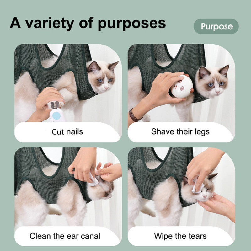 Pet Grooming Hammock Harness Sling For Nail And Ear Care