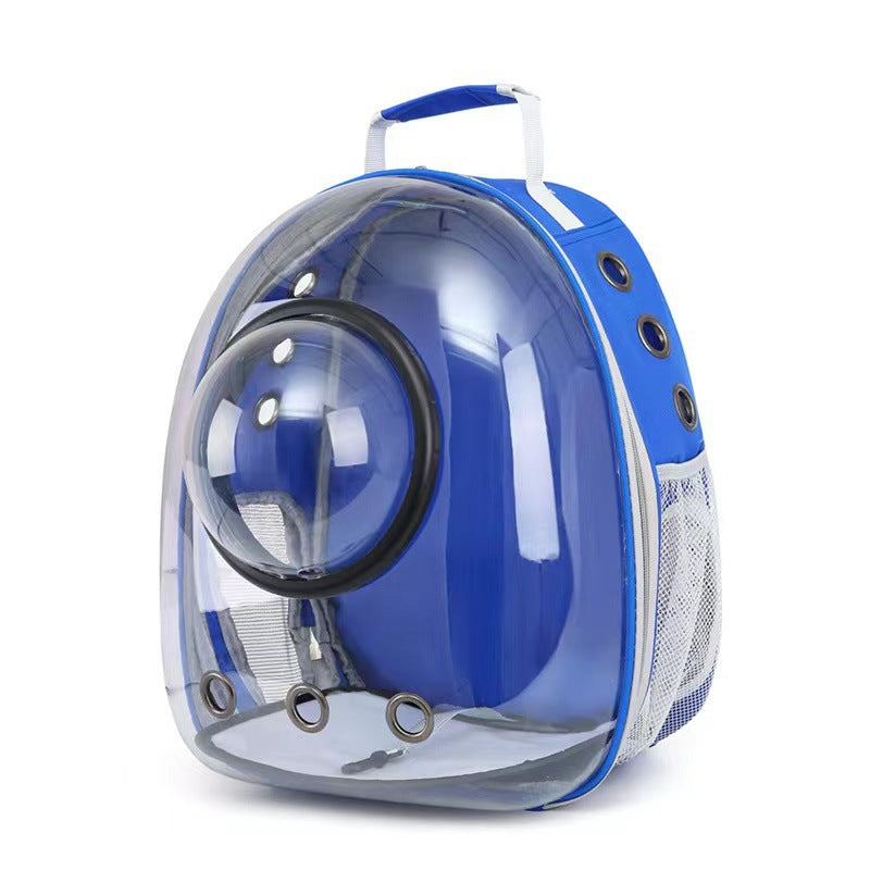 Transparent Skylight Pet Backpack Large Capacity Diaper Bag