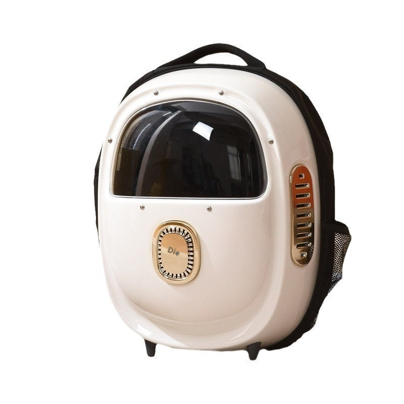 Heated Pet Backpack With Half Window And Ventilation