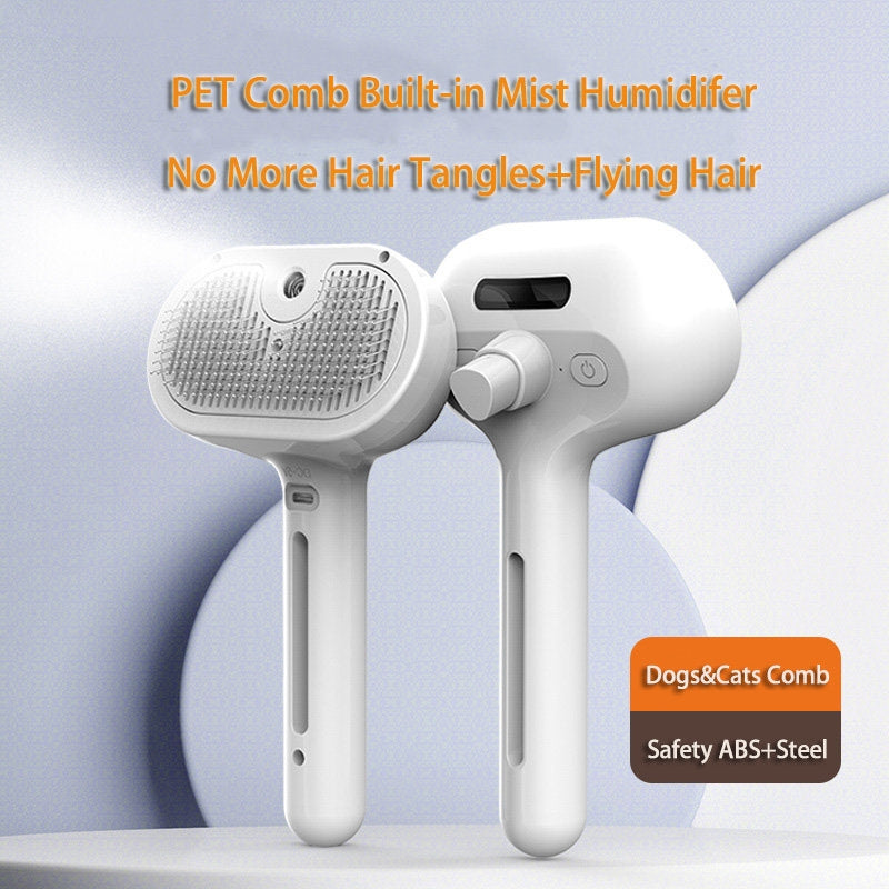 Pet Self-Cleaning Hair Remover Brush Dematting Grooming Tool
