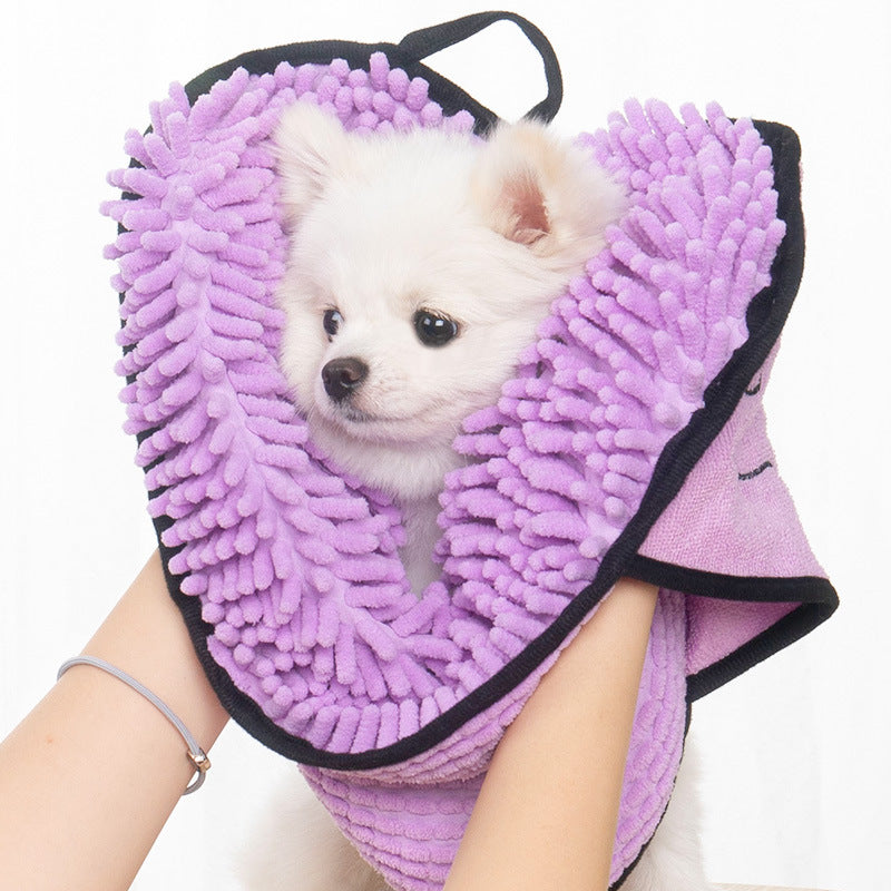 Super Absorbent Quick-Drying Pet Bath Towel Microfiber Robe
