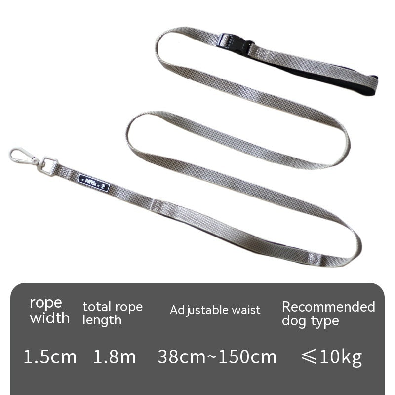 1.8m Long Multifunctional Traction Running Pet Leash