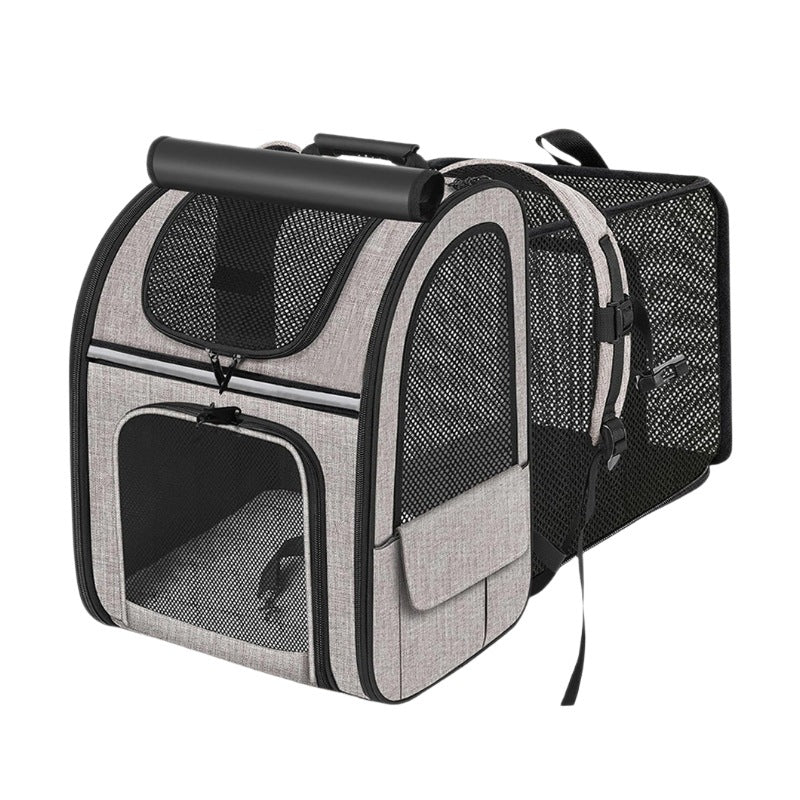 Portable Extendable Pet Backpack Diaper Bag