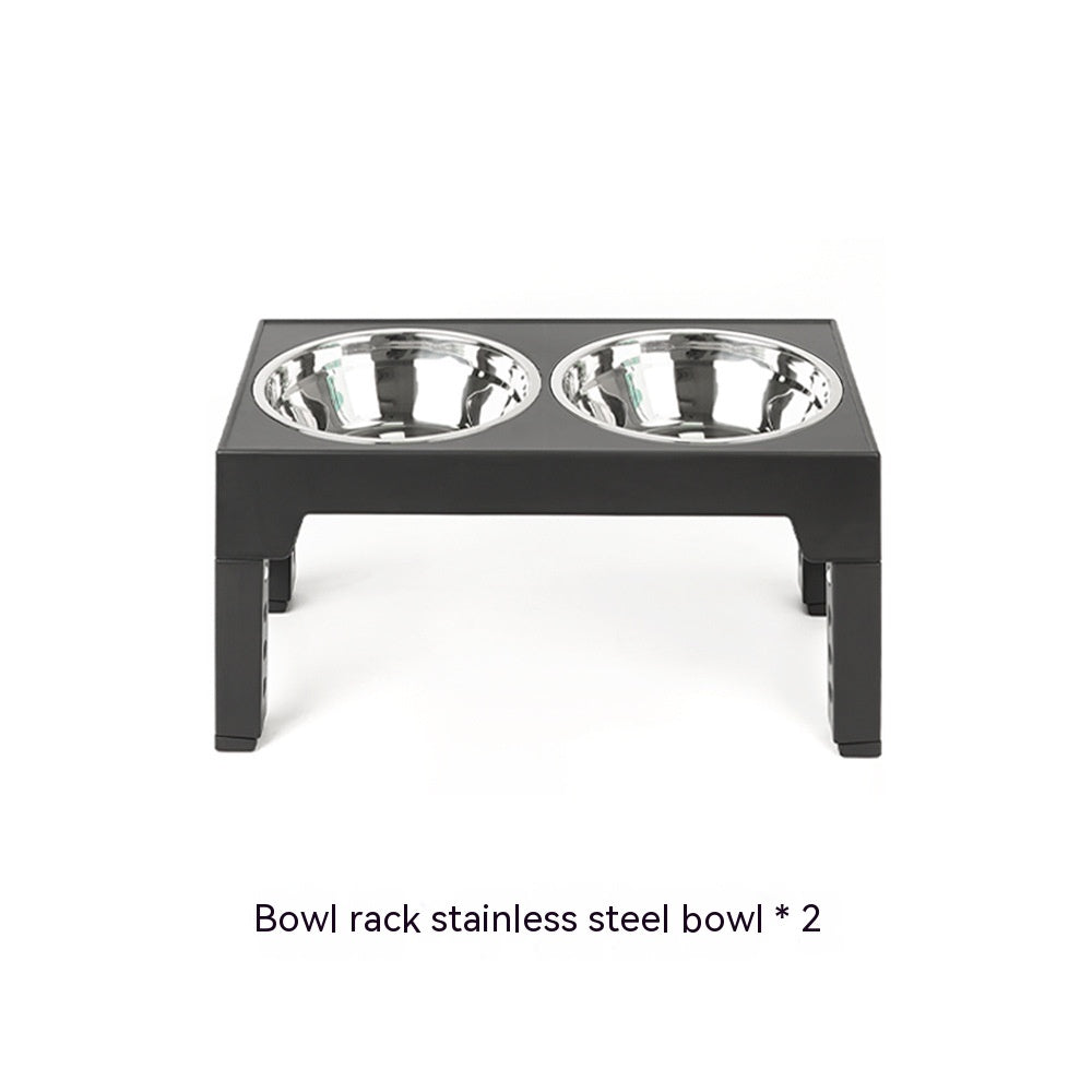 Slow Feeding Pet Bowl Elevated Rack Neck Protection Feeder