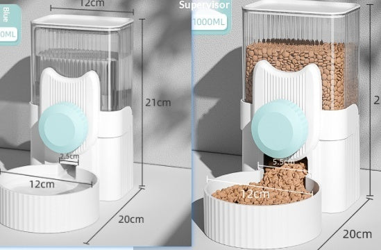 Hanging Automatic Pet Water Fountain and Feeder for Drinking