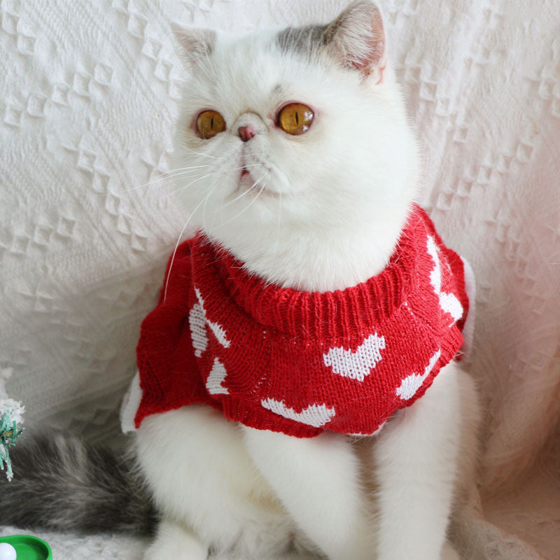 Festive New Year Princess Style Pet Sweater
