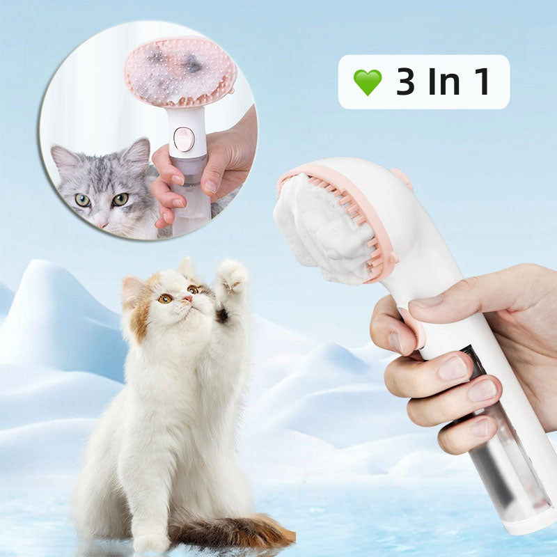 3-in-1 Pet Steam Brush Adjustable Wash-Free Hair Removal Comb