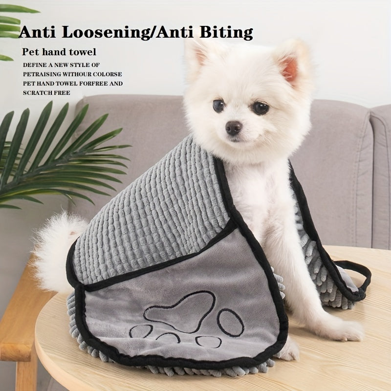 Super Absorbent Microfiber Pet Bath Towel Quick-Drying Robe