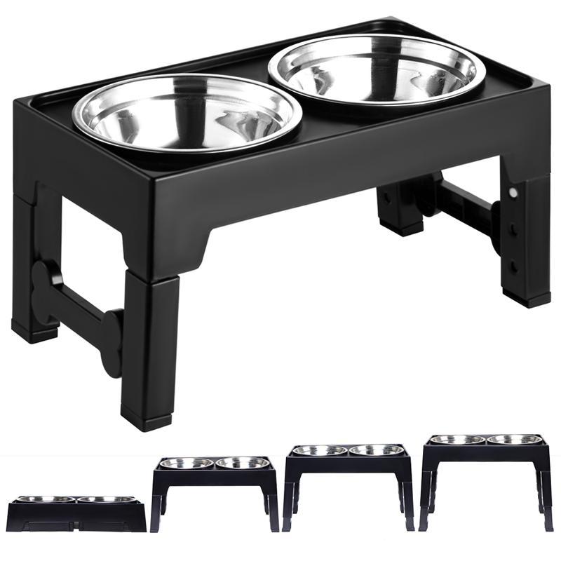 Pet Elevated Feeding Bowl Neck Protection Anti-Tumble Medium Large