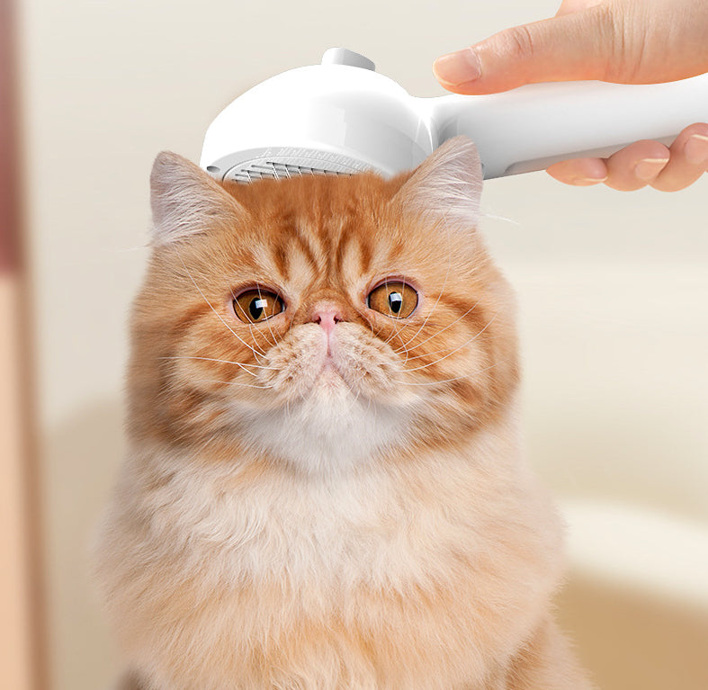 Pet Self-Cleaning Hair Remover Brush Dematting Grooming Tool