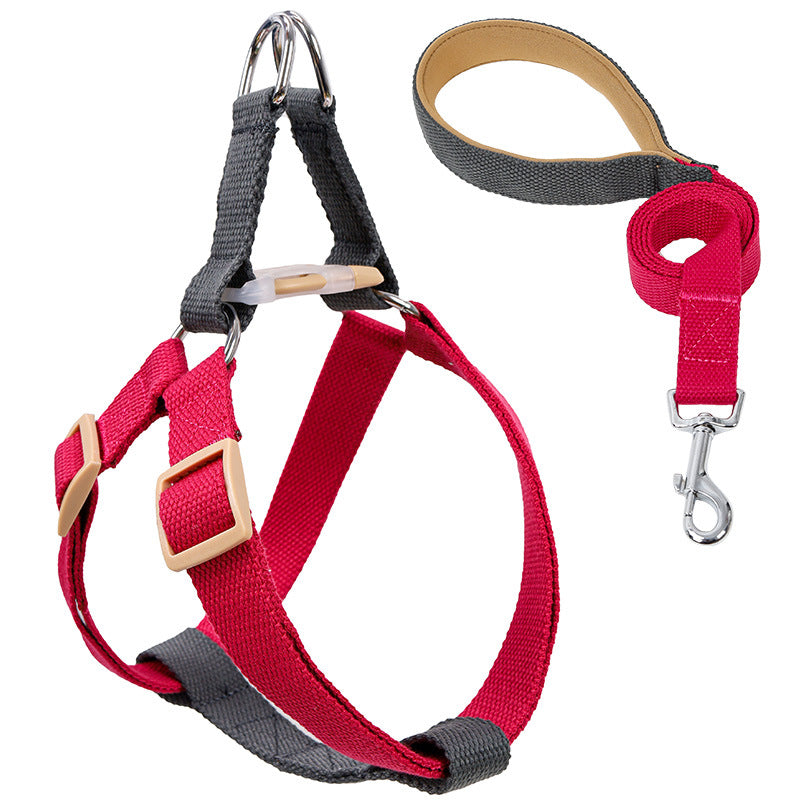 Colorful Pet Drawstring Vest-Style Leash