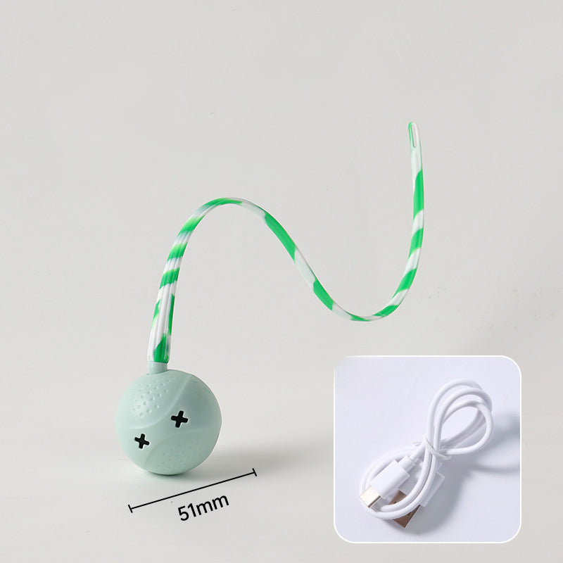 Interactive Electric Pet Ball Toy Motion-Activated Touch Sensor