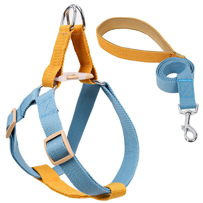 Colorful Pet Drawstring Vest-Style Leash