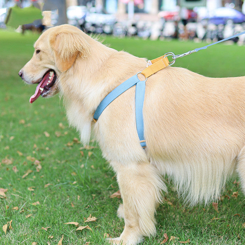 Colorful Pet Drawstring Vest-Style Leash