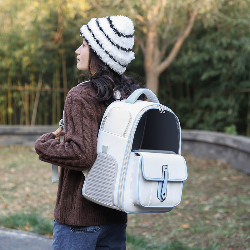 Stylish Portable Pet Backpack For Outings