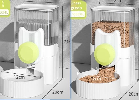 Hanging Automatic Pet Water Fountain and Feeder for Drinking