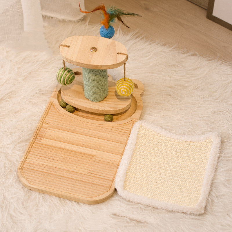 Interactive Pet Scratcher Maze Ball Toy