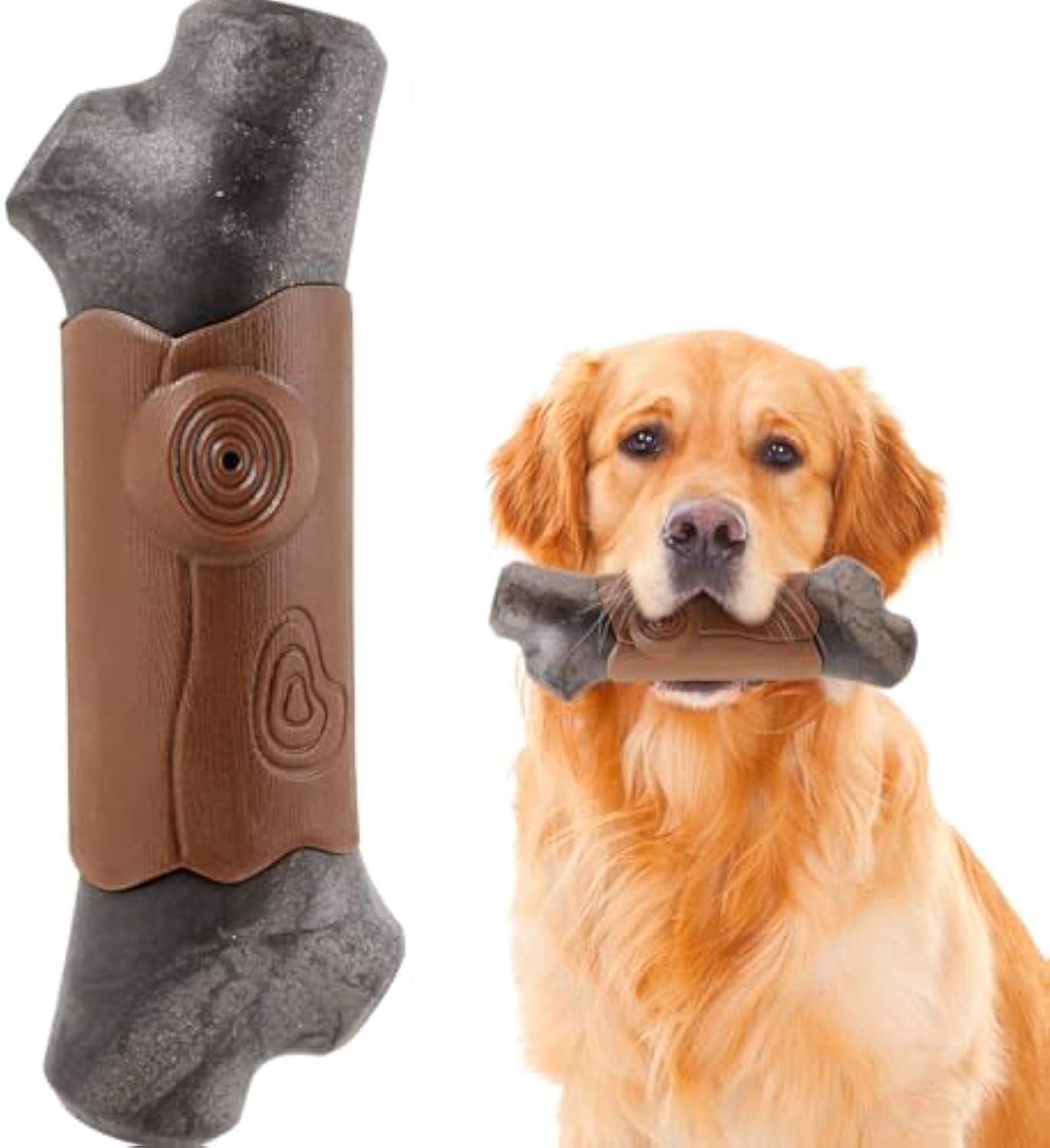 Tough Durable Pet Chew Toy Indestructible Bacon-Flavored Toy