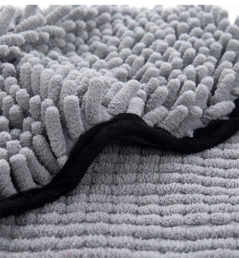 Super Absorbent Quick-Drying Pet Bath Towel Microfiber Robe
