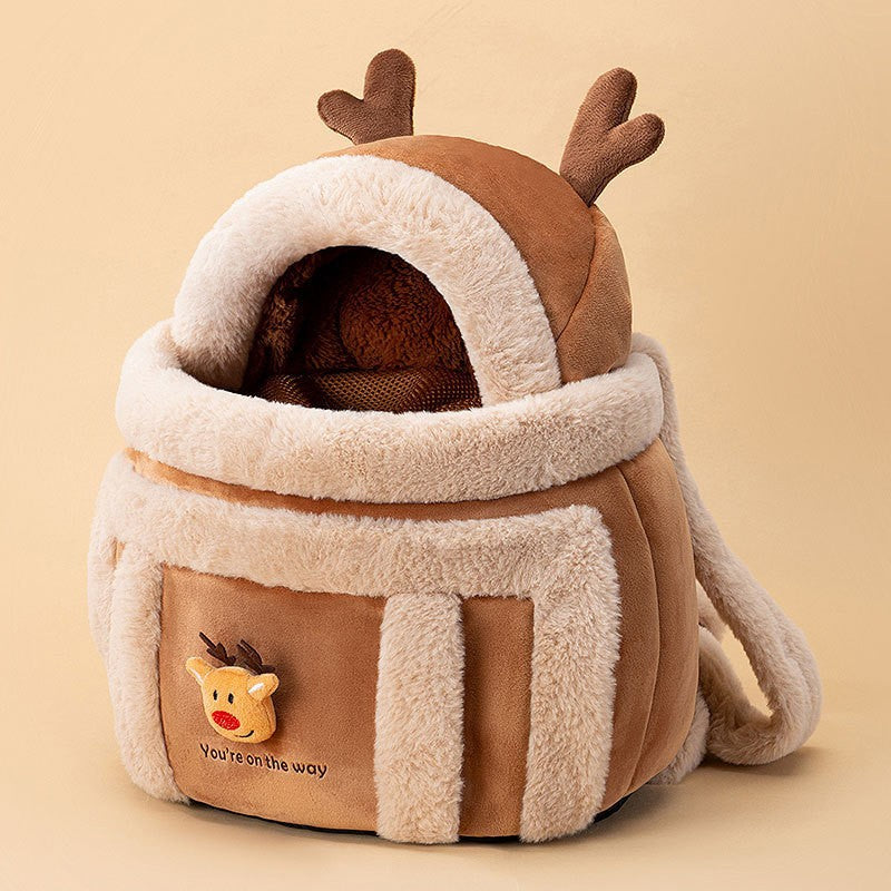 Animal-Shaped Portable Pet Diaper Backpack