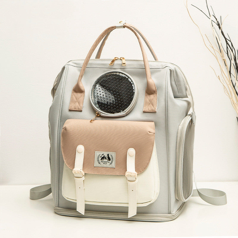 Large Capacity Breathable Pet Backpack