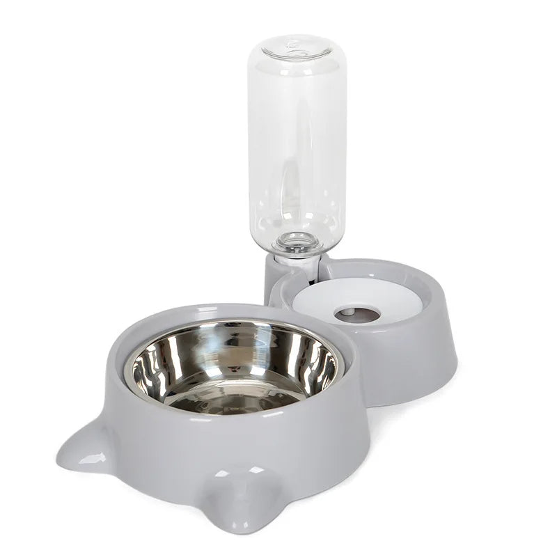 Automatic Pet Water and Food Dispenser Gravity Bowl Feeder