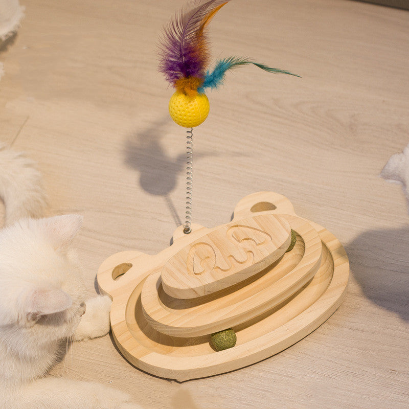 Interactive Pet Scratcher Maze Ball Toy