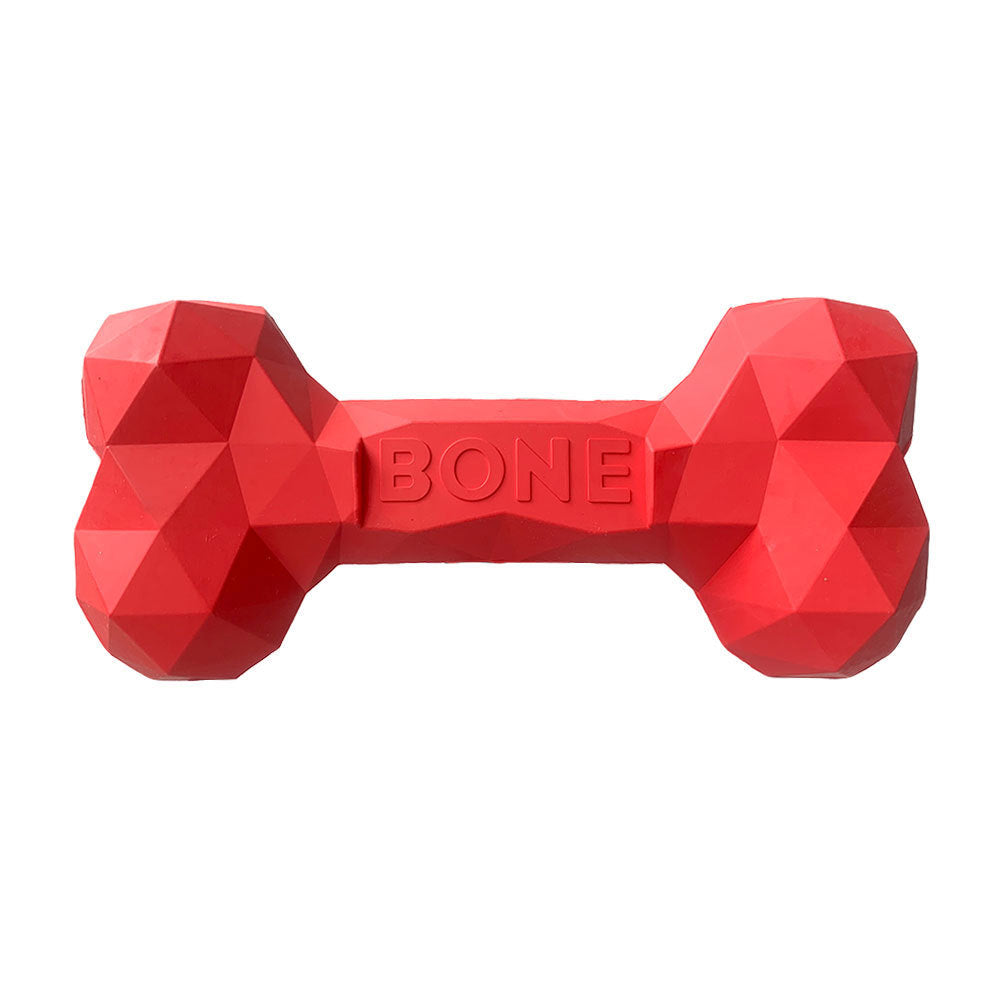 Durable Pet Chew Toy Rubber Bone for Teeth Grinding