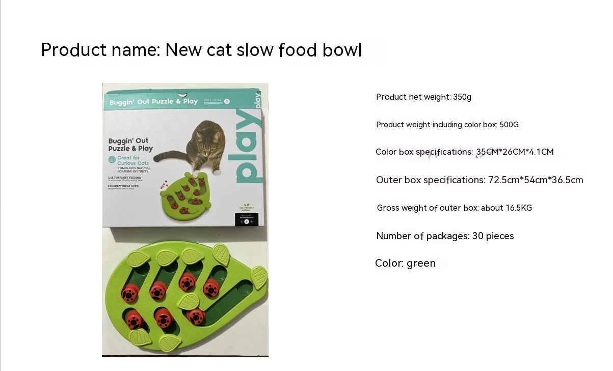 Christmas Slow Feeding Pet Bowl Festive Food Dish