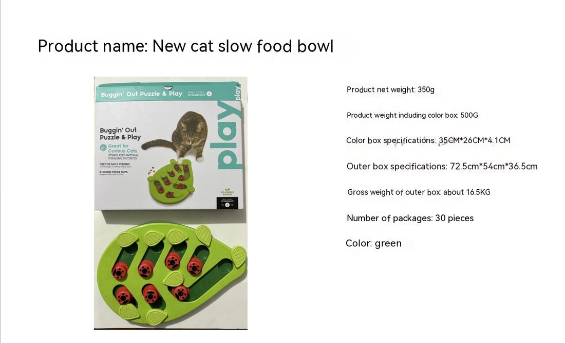Christmas Slow Feeding Pet Bowl Festive Food Dish