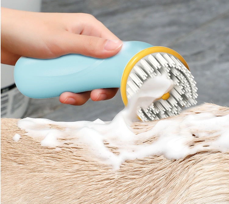 Handheld Pet Bath Brush Shower Hair Grooming Cleaning Tool
