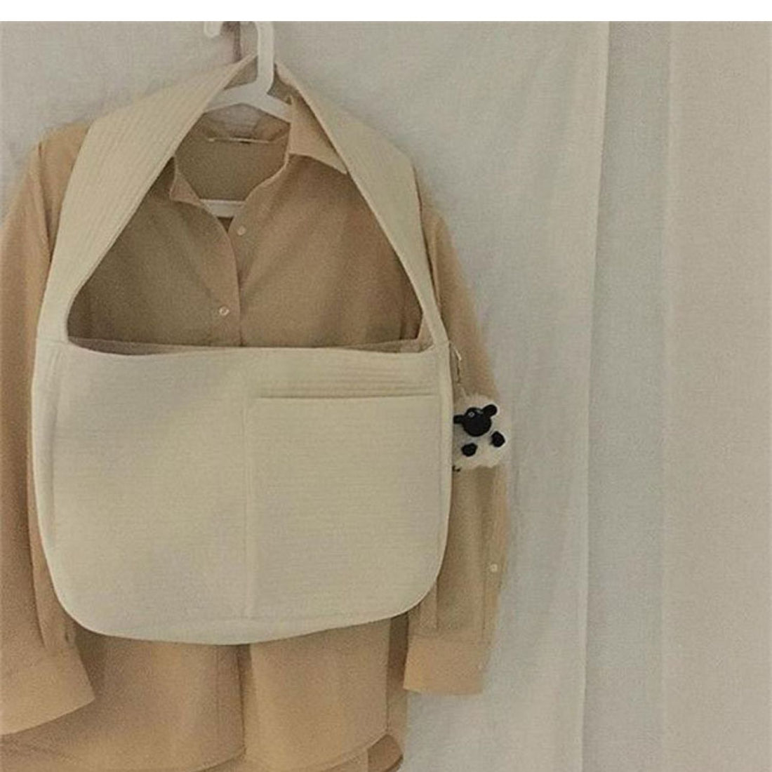 Canvas Portable Pet Backpack One-Shoulder Bag