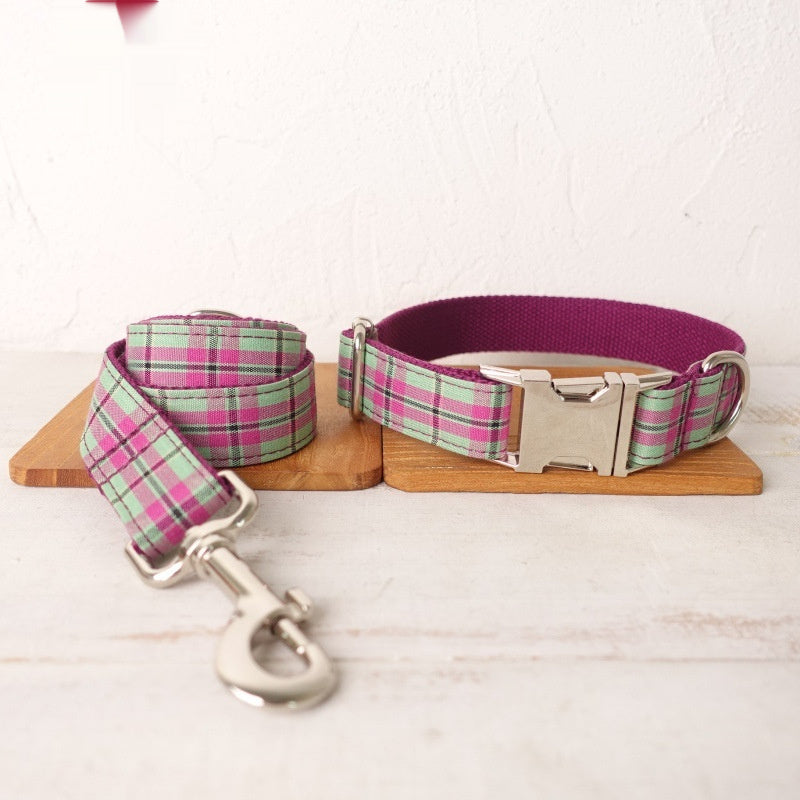 Pet Collar And Tear-Resistant Traction Leash