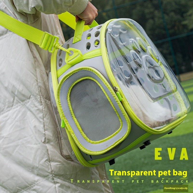 Transparent Space Capsule Backpack For Small Pets