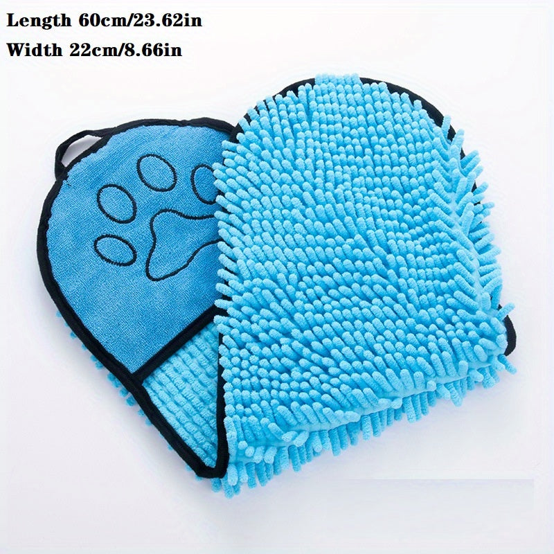 Super Absorbent Microfiber Pet Bath Towel Quick-Drying Robe