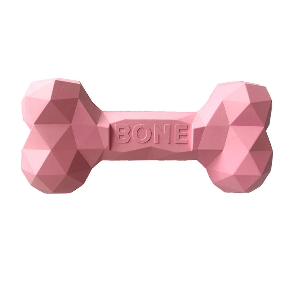 Durable Pet Chew Toy Rubber Bone for Teeth Grinding