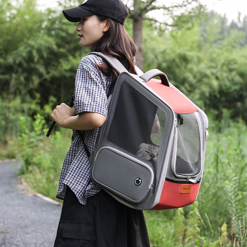 Portable Expandable Pet Backpack Large Capacity Diaper Bag