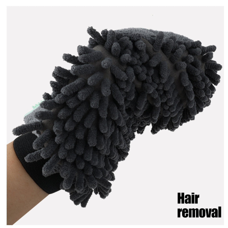 2-in-1 Pet Bathing Brush And Grooming Massage Glove