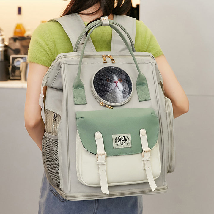 Large Capacity Breathable Pet Backpack