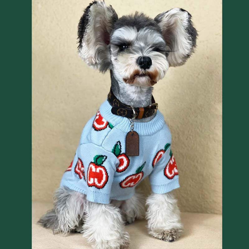 Autumn Winter Thick Knitted Pet Sweater