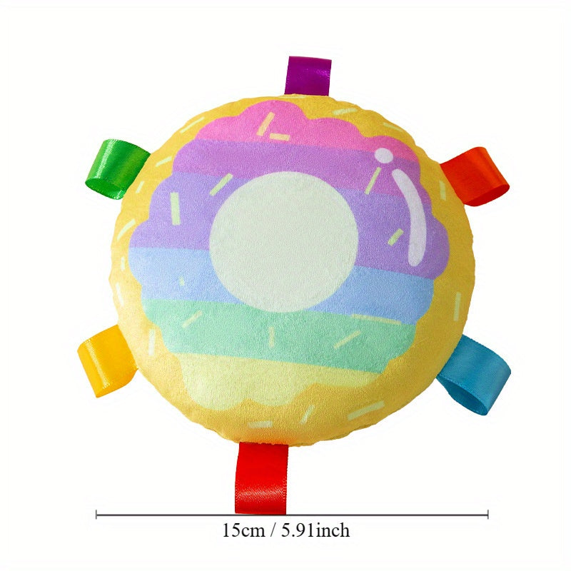 Cartoon Plush Pet Flying Disc Durable Bite-Resistant Toy