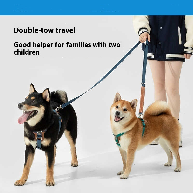 Multifunctional Explosion-Proof Pet Rope Leash With Chest Strap