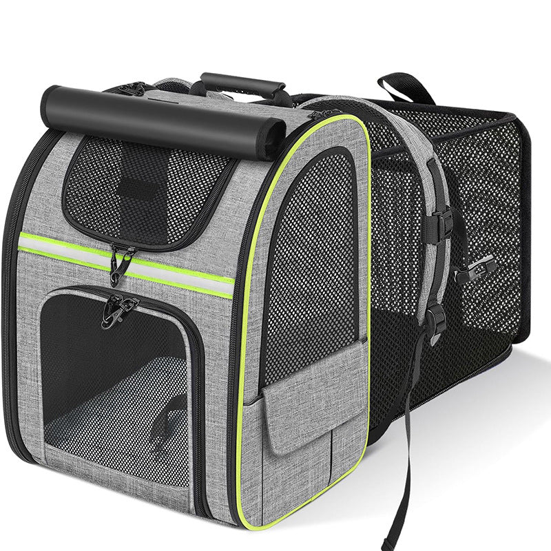 Portable Extendable Pet Backpack Diaper Bag